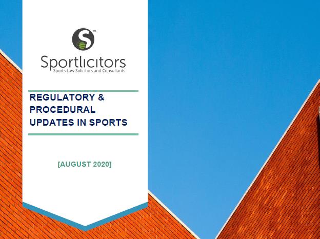 Regulatory & Procedural Updates In Sports – August 2020